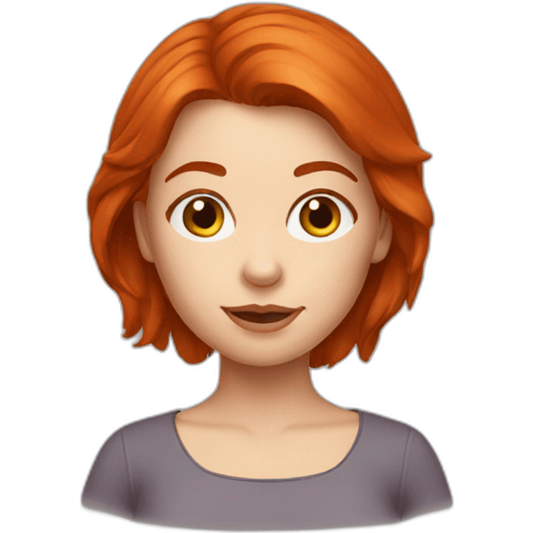 redhead girl emoji