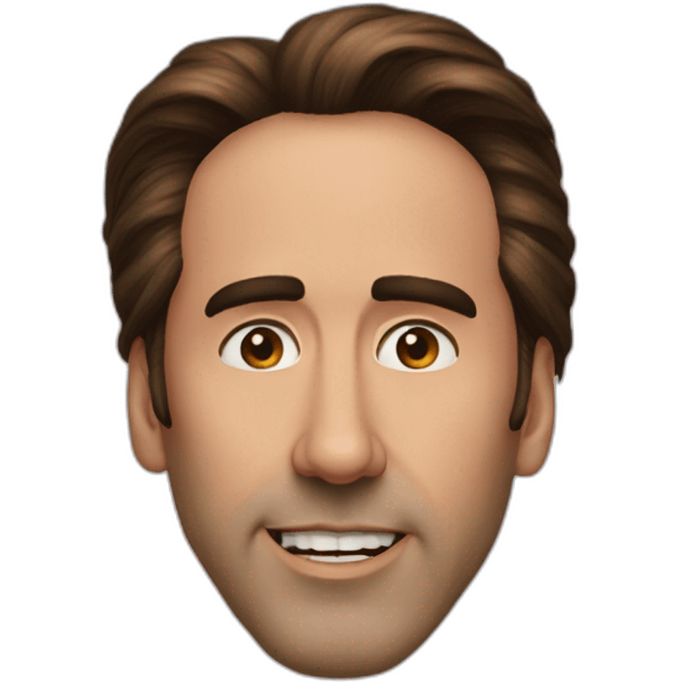 Nicholas Cage My hair is a bird emoji