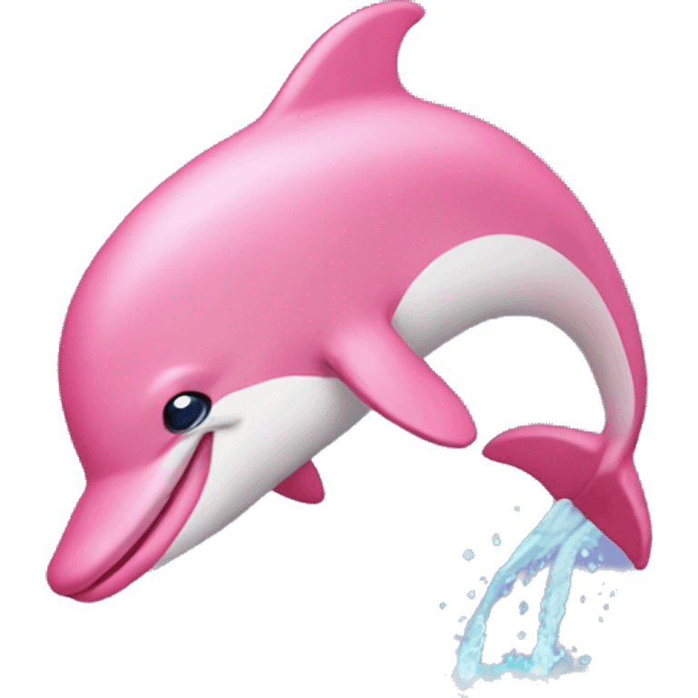 pink dolphin  emoji