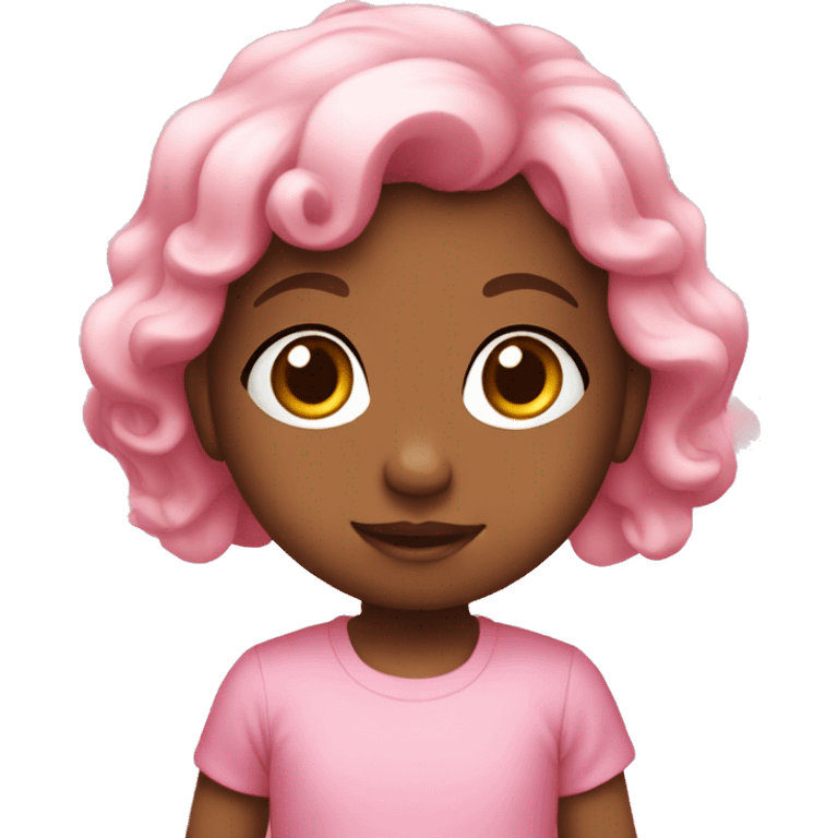 Coração rosa bebé  emoji