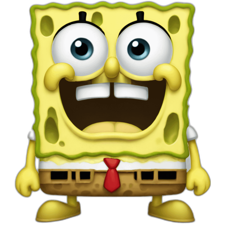 SpongeBob angry emoji