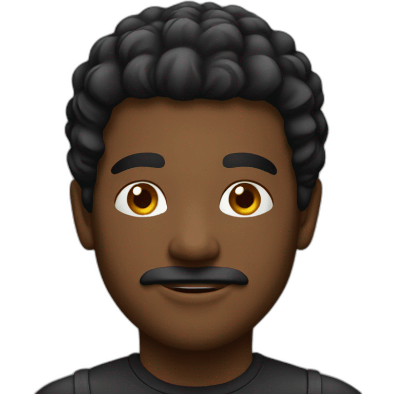 Man black emoji