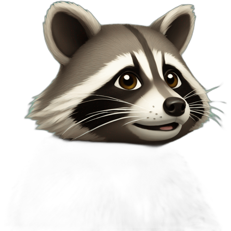 raccoon emoji