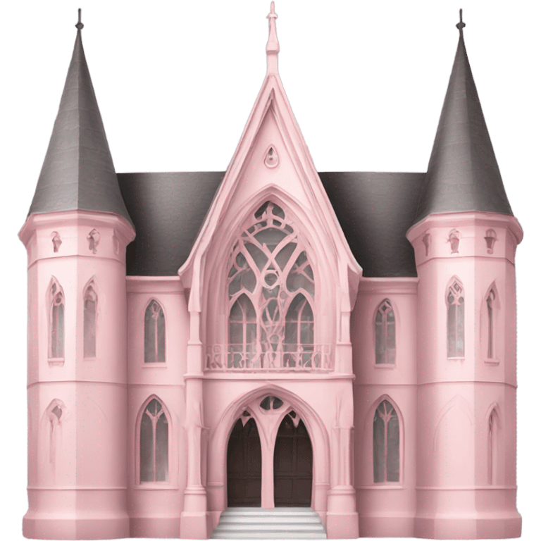 Light pink gothic architecture emoji