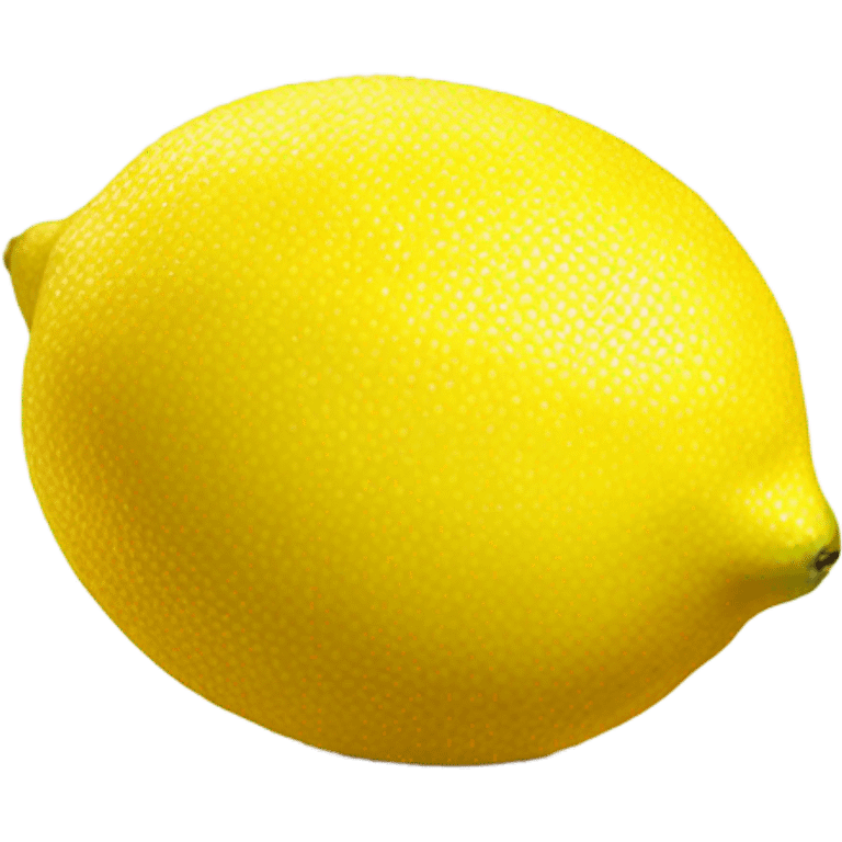 realistic lemon emoji