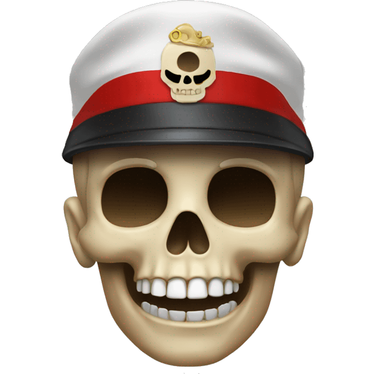 Saluting skull  emoji