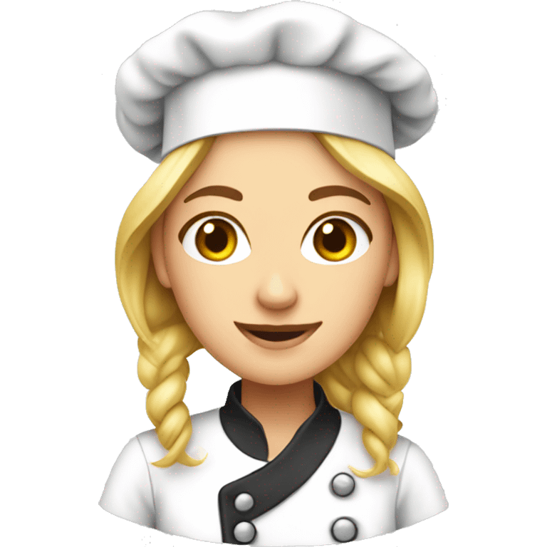 women chef white girl emoji