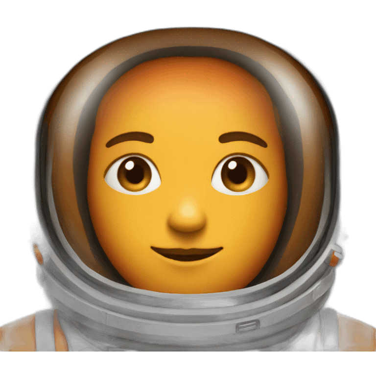 astronaut orange suit emoji