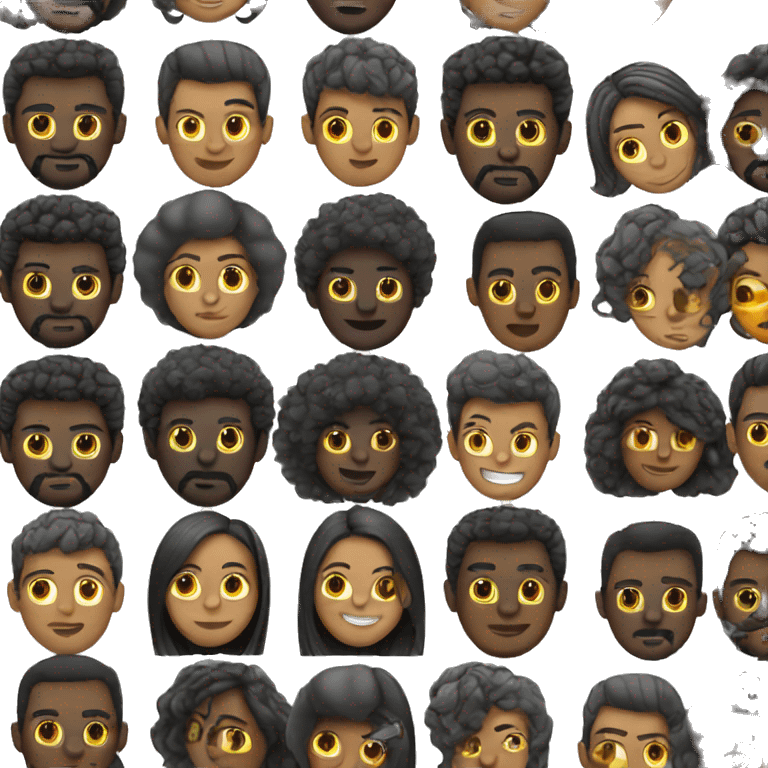 Black artist brush emoji