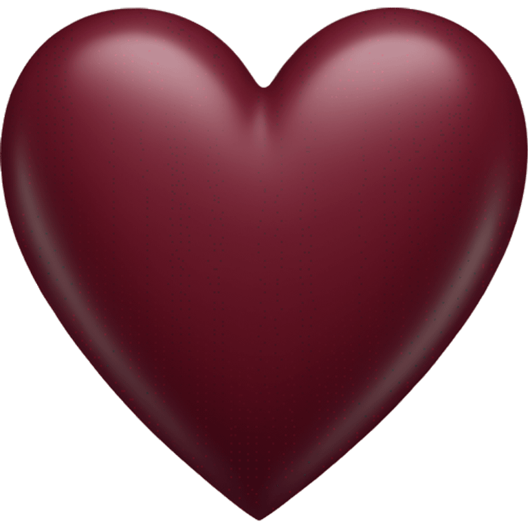 Maroon Heart emoji