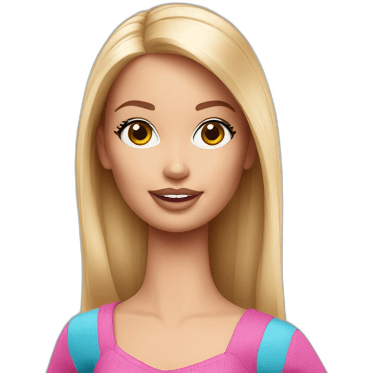 Weird Barbie emoji