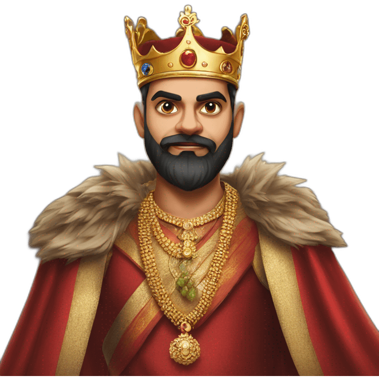 King Kohli emoji