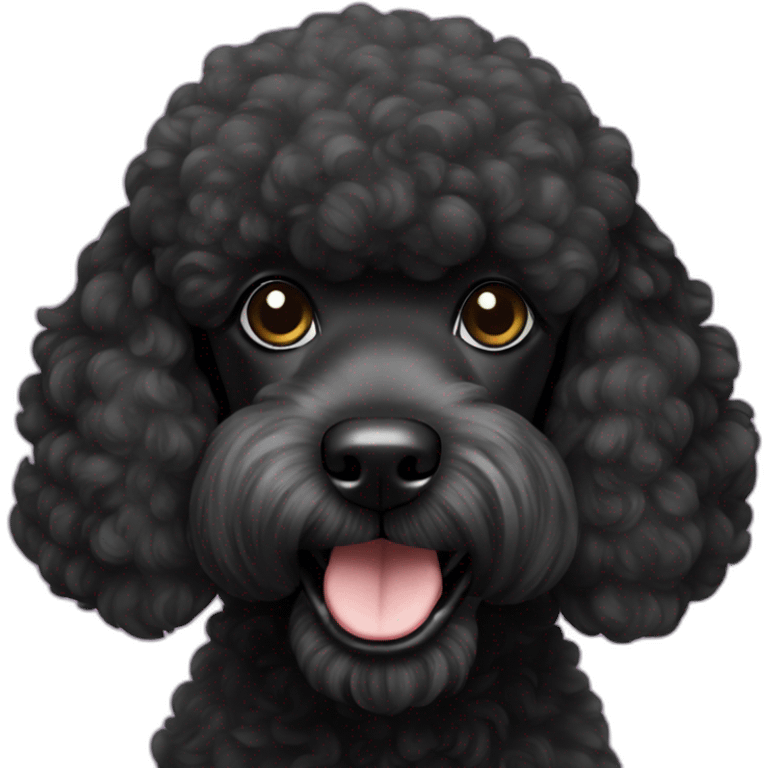 black poodle emoji