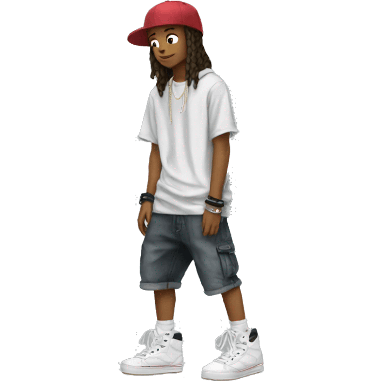 Skater fashion baggy clothes emoji