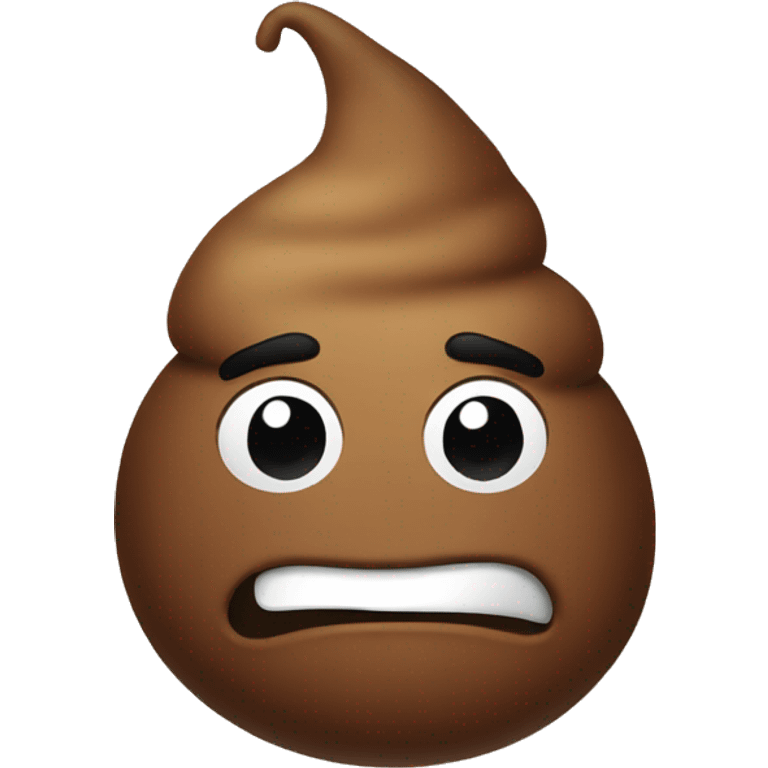 Funny poop emoji