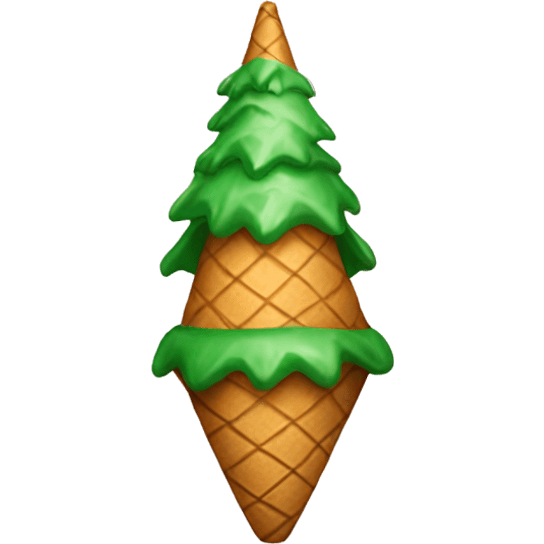 Christmas cone emoji