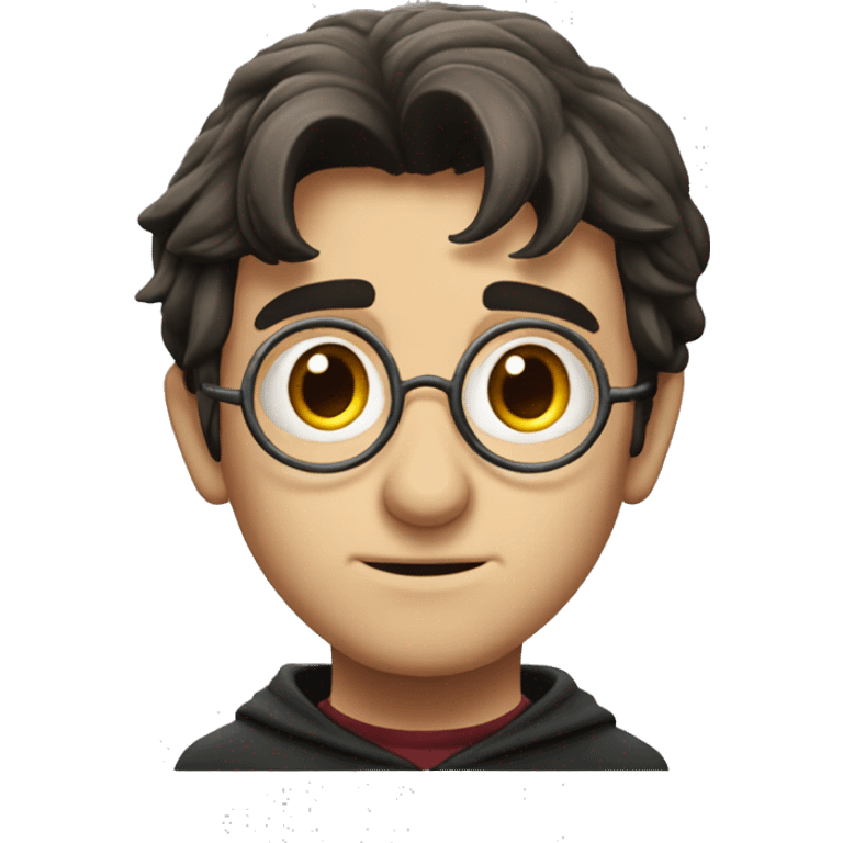 thoughtful Harry Potter head doubt emoji