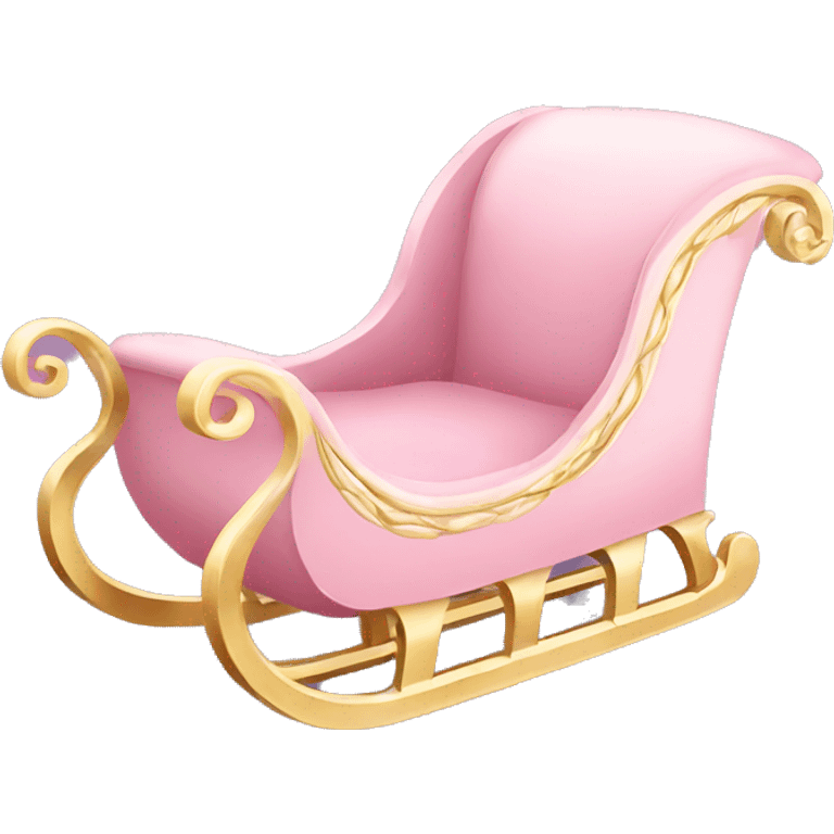 light pink sleigh emoji