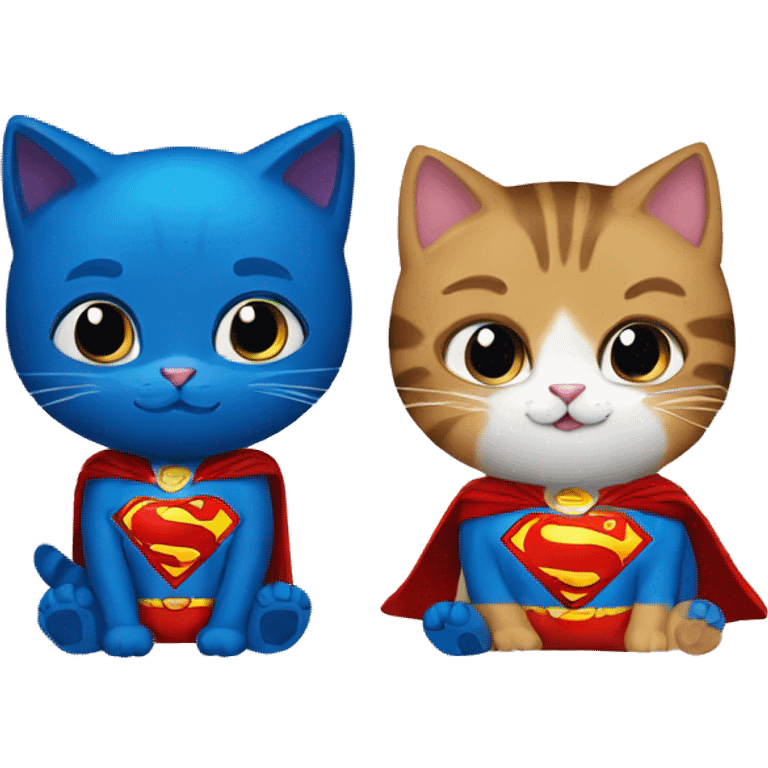 Cat an Superman  emoji