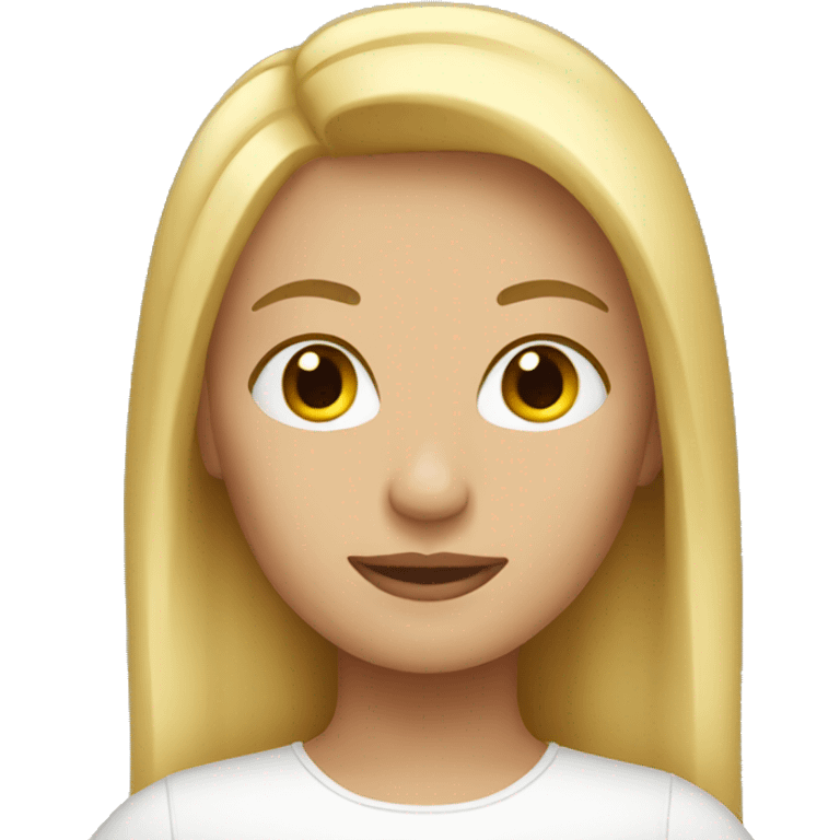 Femme blonde emoji