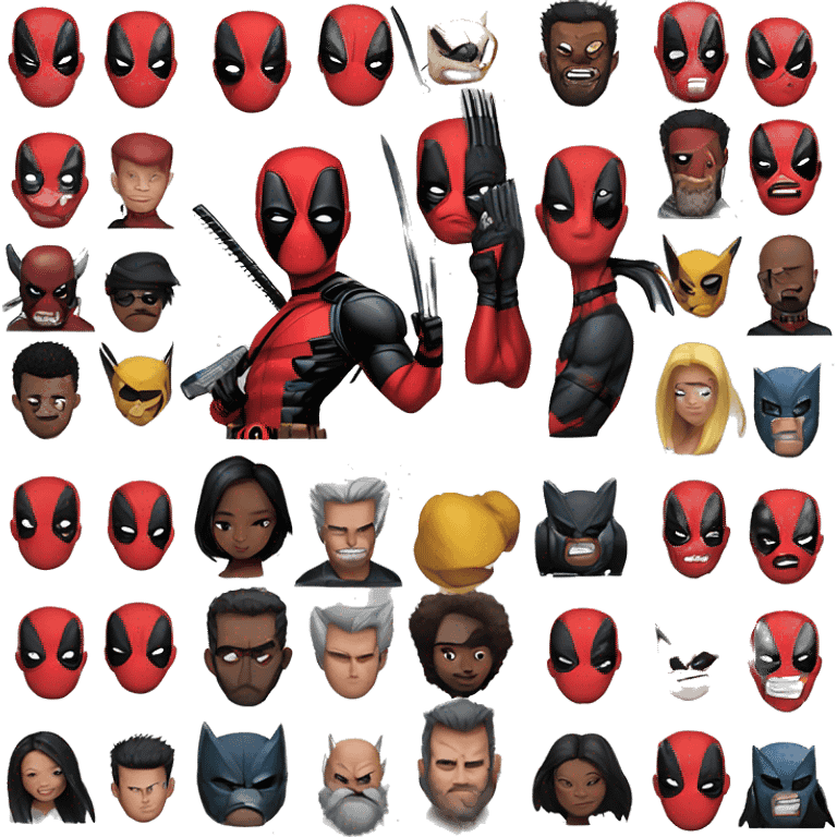 deadpool and wolverine emoji