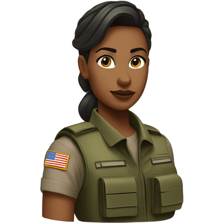 Militar Mulher emoji