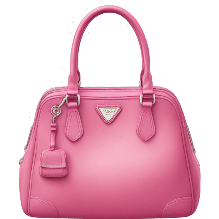 pink prada bag  emoji