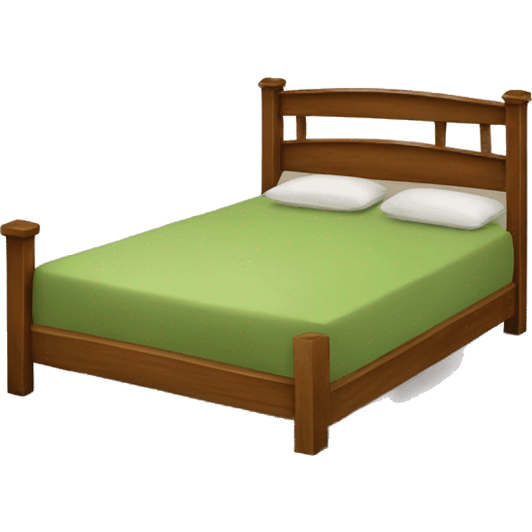 wood bed frame  emoji