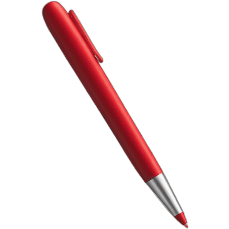 red pen in diagonal emoji