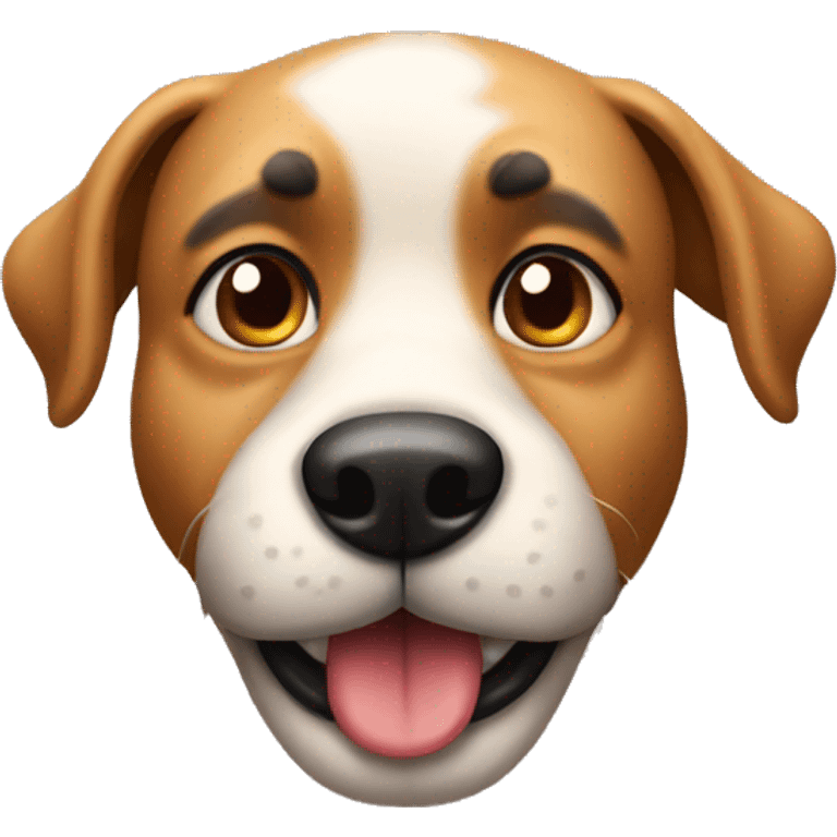 The funny dog head emoji