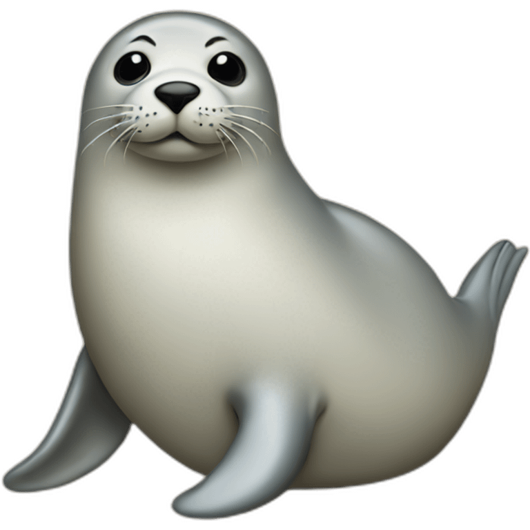 Seal with house blueprint emoji