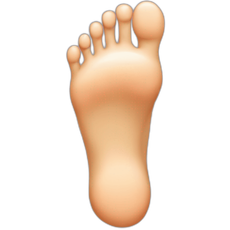 foot With a face emoji