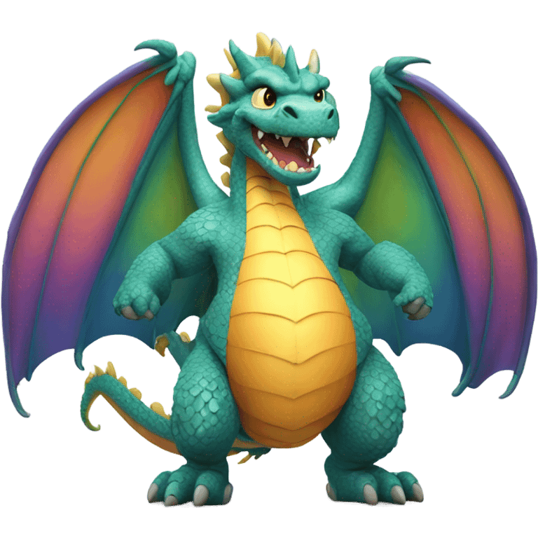 Big belly ballon dragon  emoji