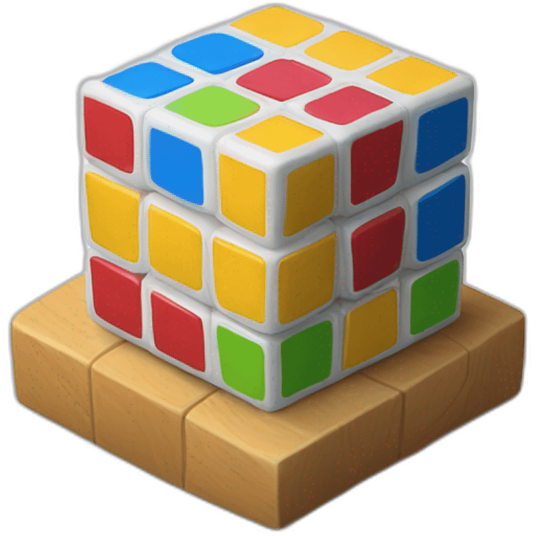 Rubiks cube emoji