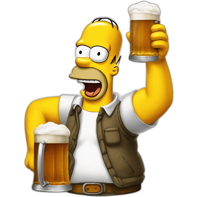 homer simpson beer emoji