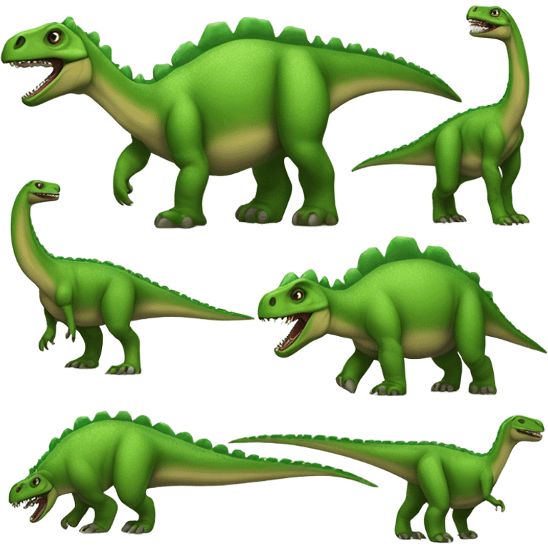 green dinosaurs  emoji