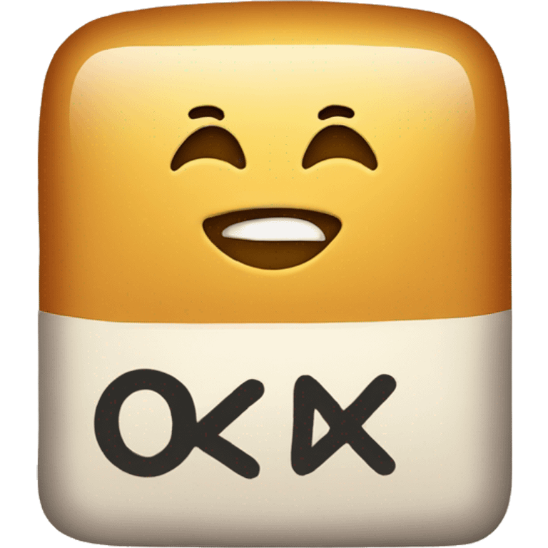 check box and okay emoji