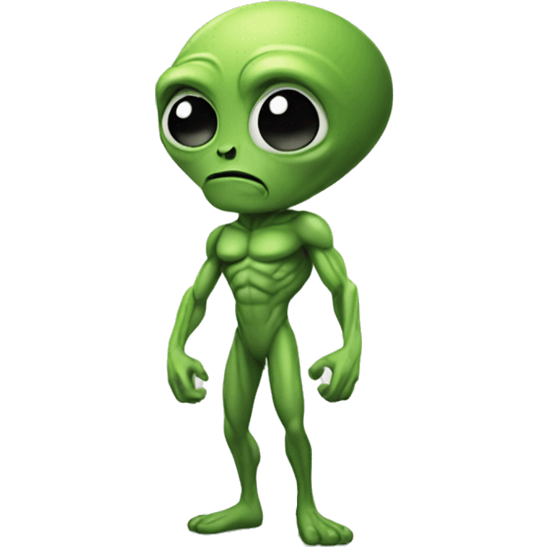 alien with muscles  emoji