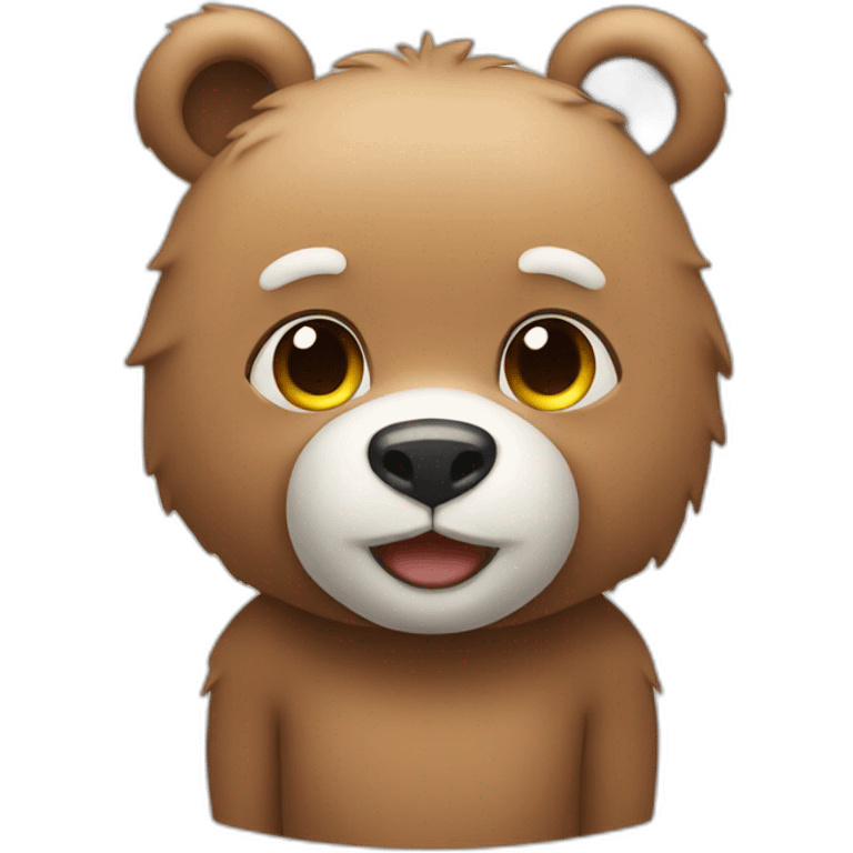 cute bear men emoji