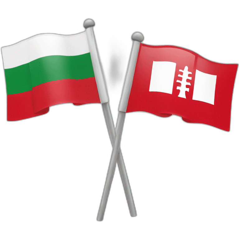 Flag of Budapest and Flag of Austrian Empire emoji