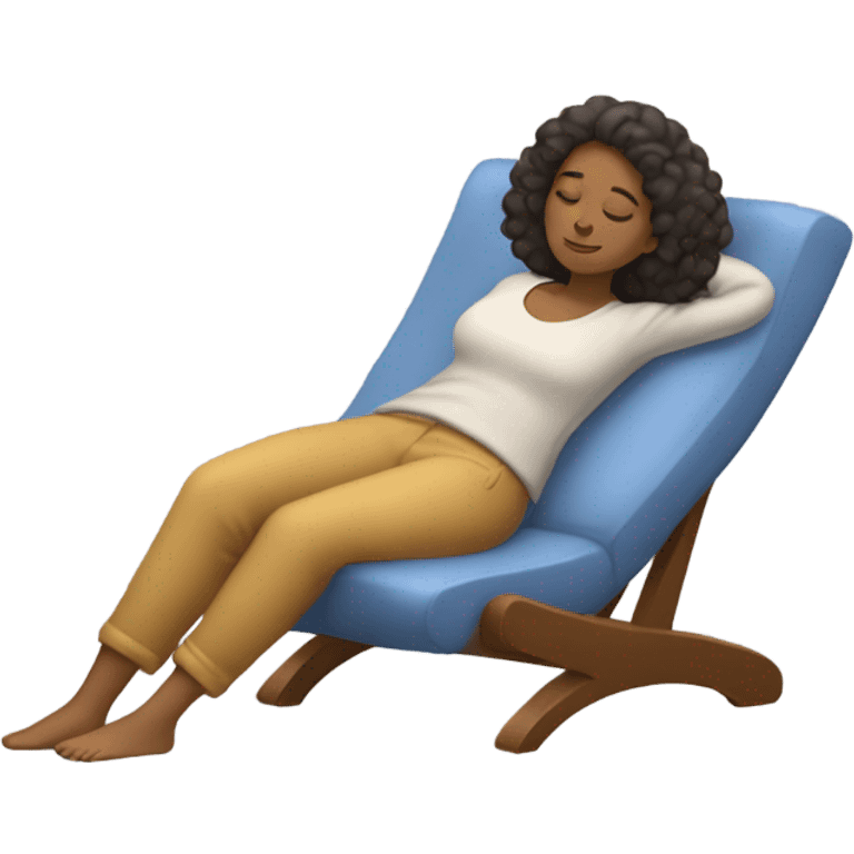 Lady lounging emoji