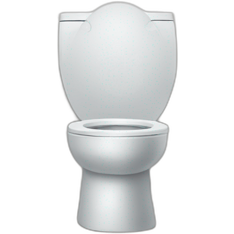 head poking out of a toilet emoji