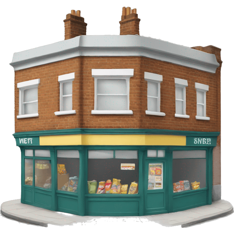 corner shop in london emoji