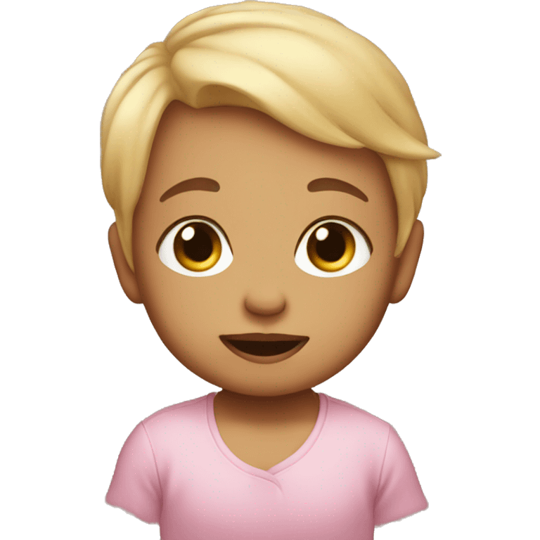 Cute baby  emoji