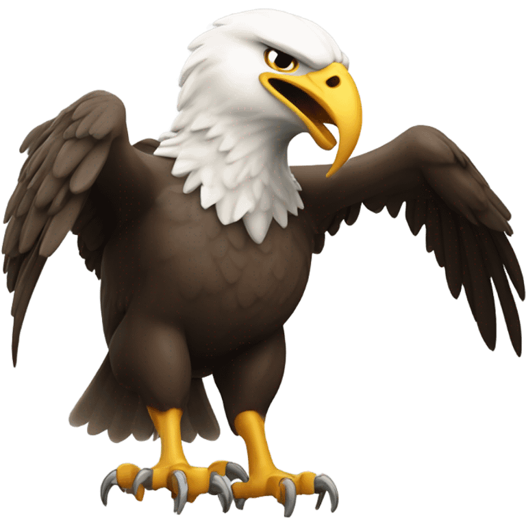 Eagle eating a ram emoji