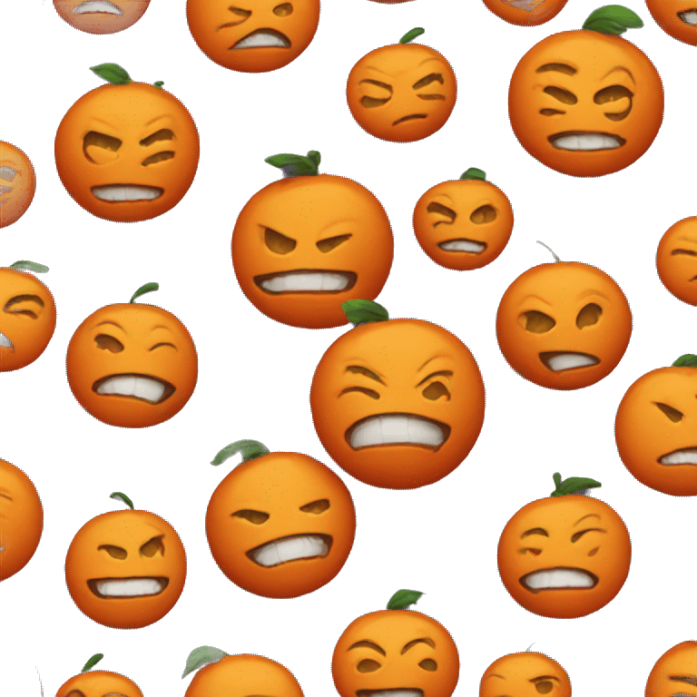 orange evil emoji