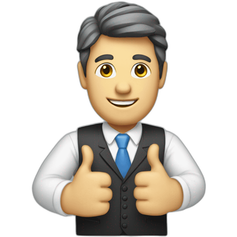 businessman-thumbs-up! emoji