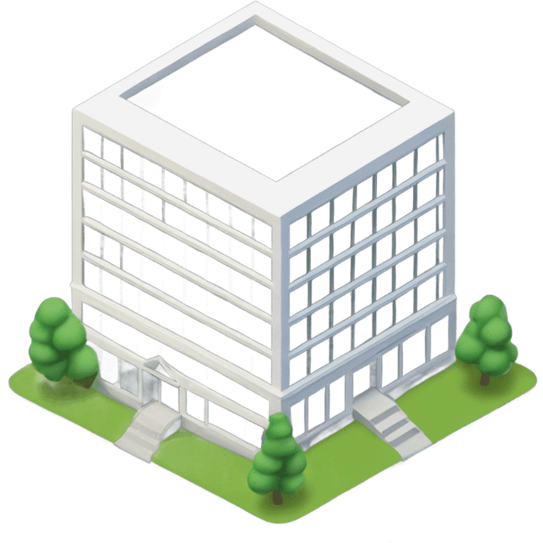 isometric office block emoji