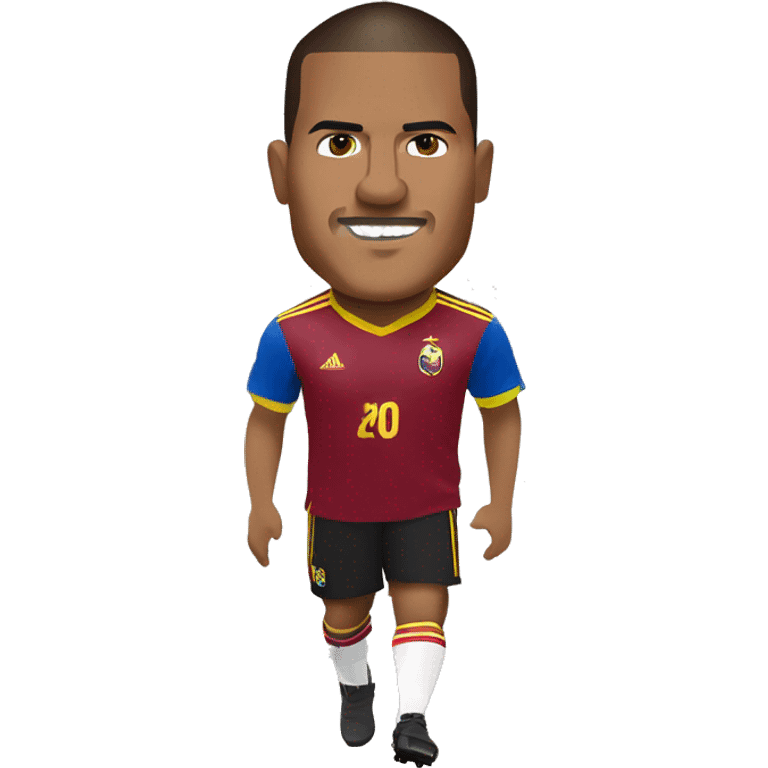 salomon rondon wearing Venezuela adidas t-shirt emoji