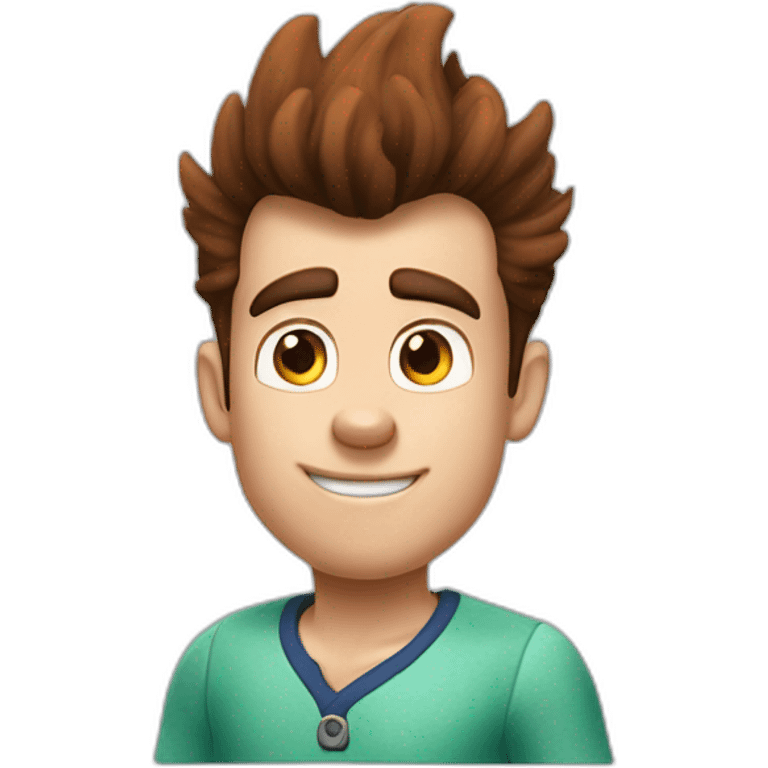 jimmy neutron wearing a v neck emoji